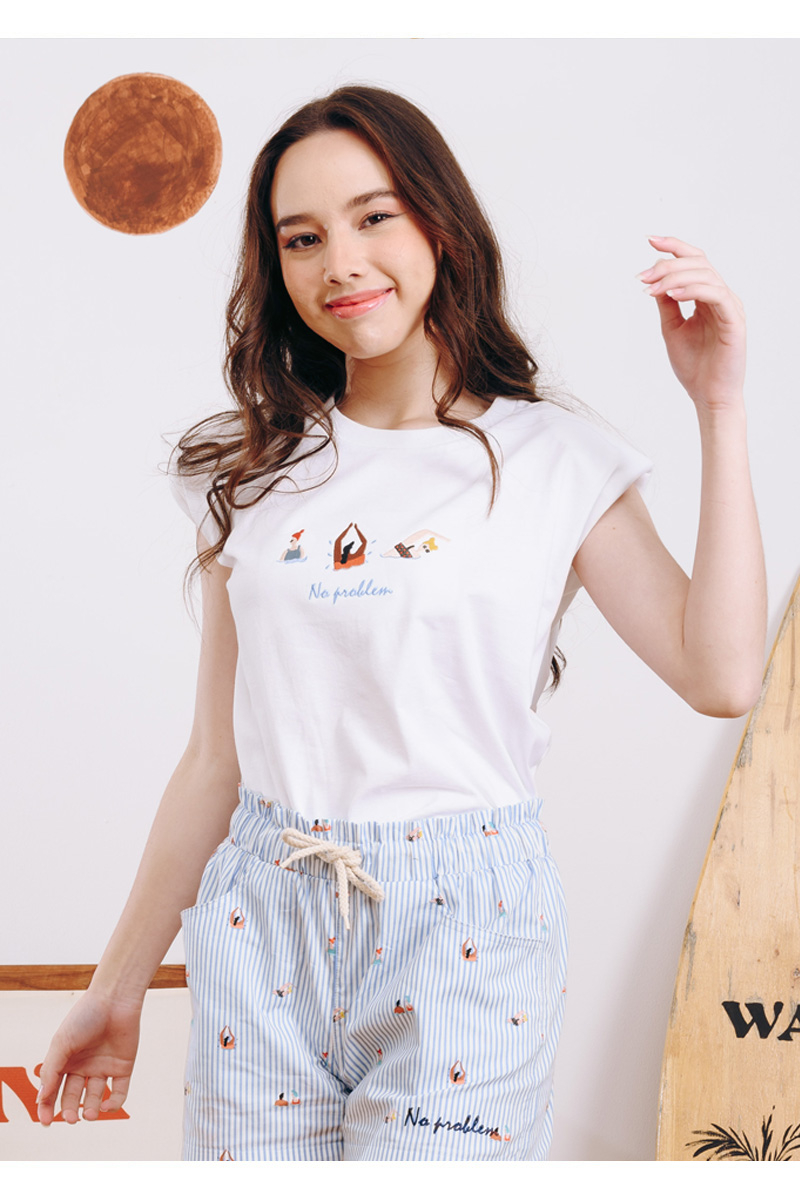 T-SHIRT SUMMER COLLECTION  - WHITE