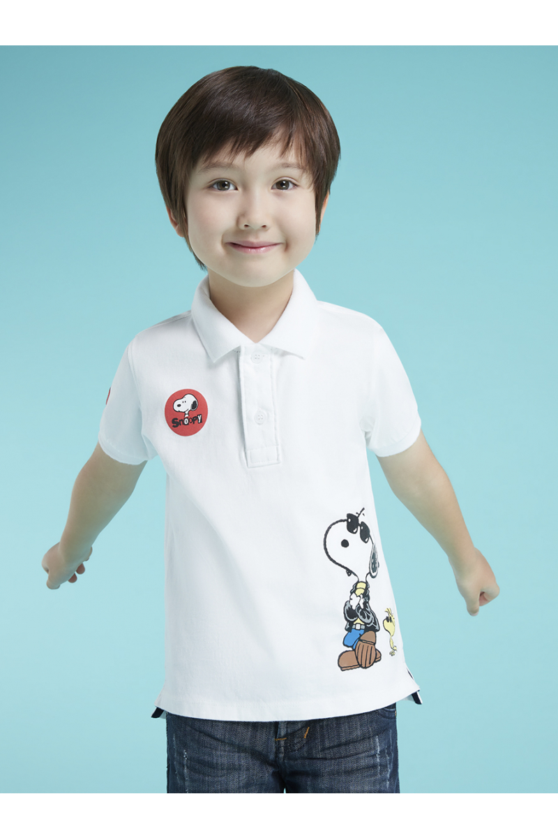 COOL COOL SNOOPY POLO - WHITE