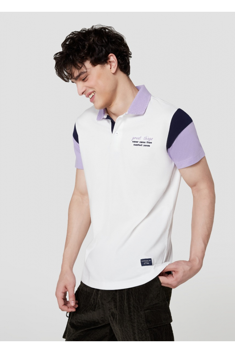NO PROBLEM GREAT THING CLASSIC POLOS - LAVENDER PURPLE