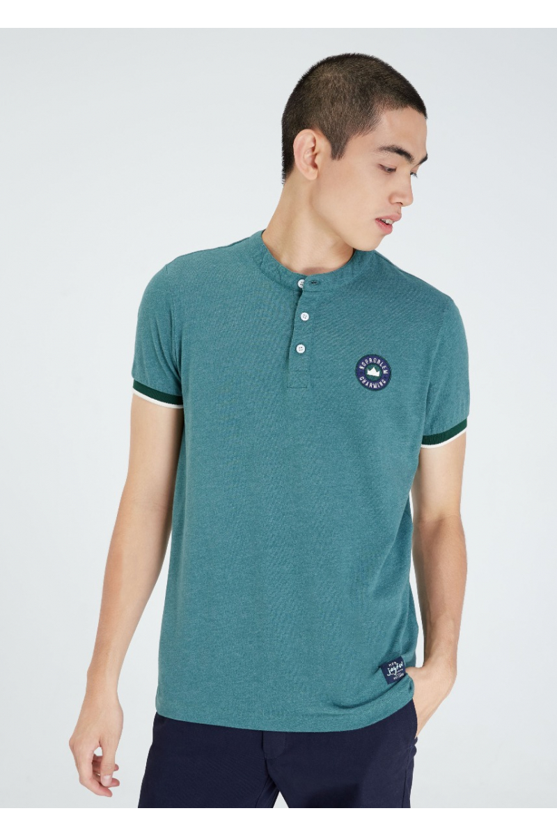 CHARMING EMBROIDERY EXCLUSIVE POLOS - GREEN