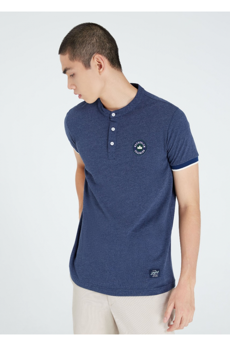 CHARMING EMBROIDERY EXCLUSIVE POLOS - NAVY