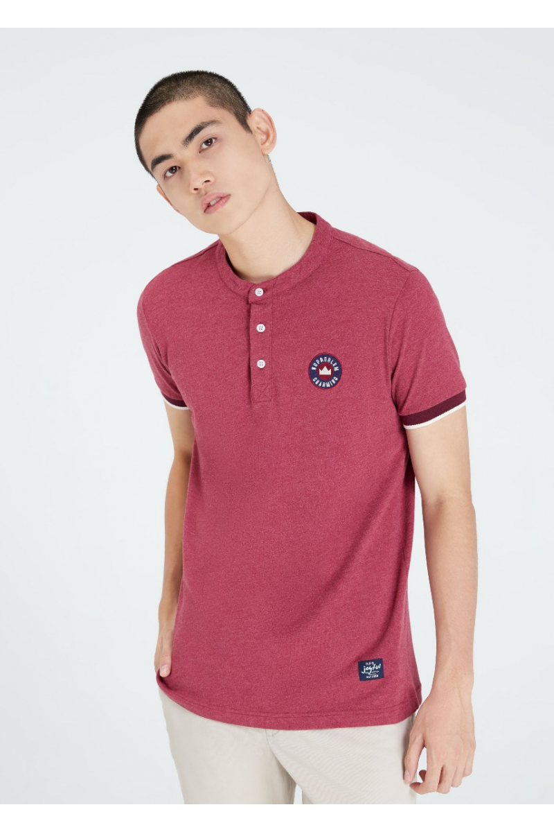 CHARMING EMBROIDERY EXCLUSIVE POLOS - RED
