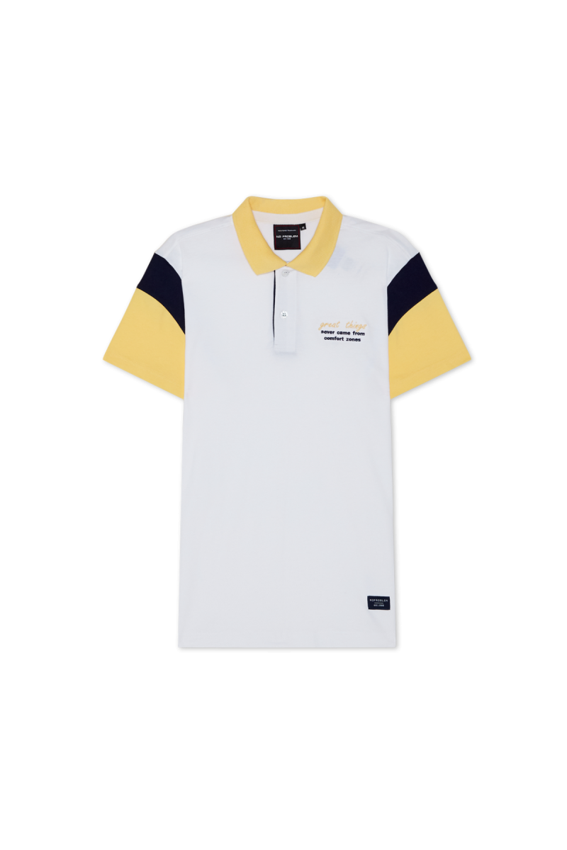 NO PROBLEM GREAT THING CLASSIC POLOS - LIGHT BUTTER